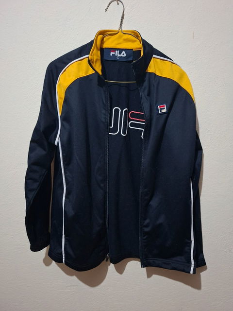 Sudadera Fila con detalles amarillos