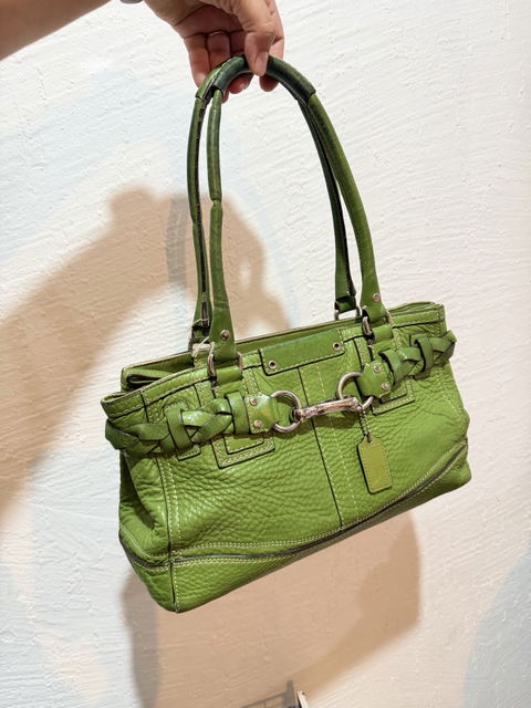 Coach vintage verde