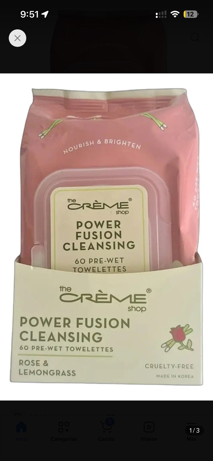 ✨ Toallitas limpiadoras Power Fusion Cleansing ✨