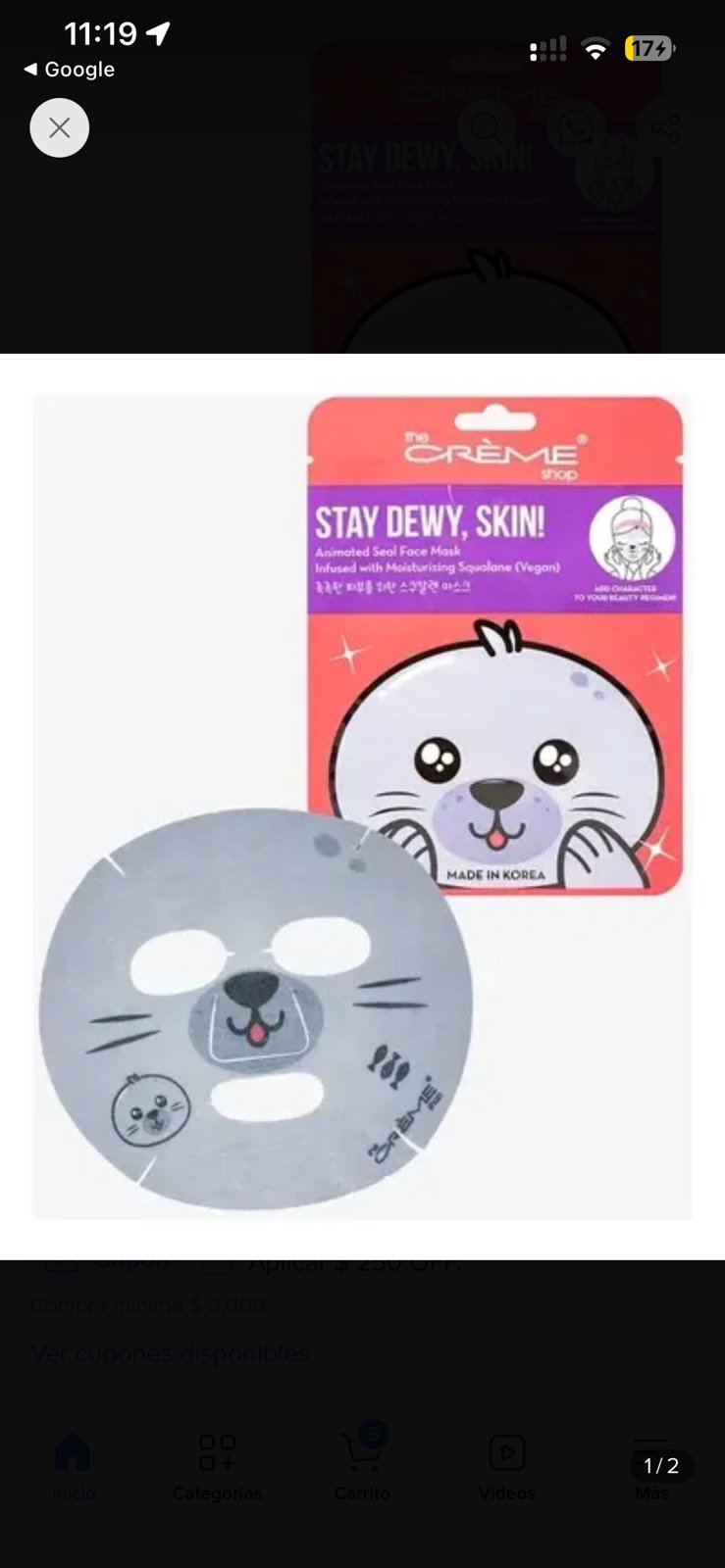 Mascarilla Facial Stay Dewy, Skin!