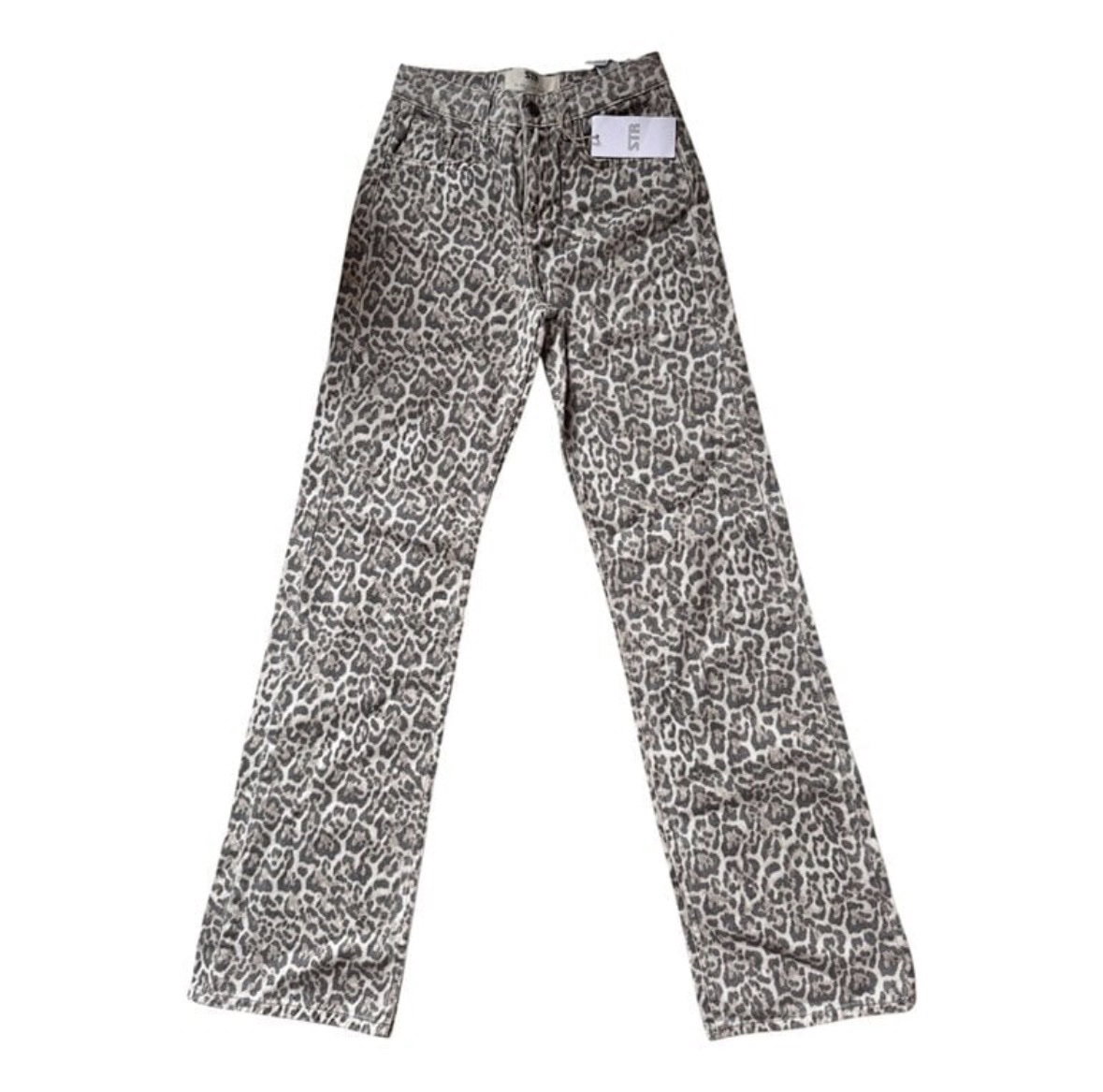 Pantalón de mezclilla animal print 