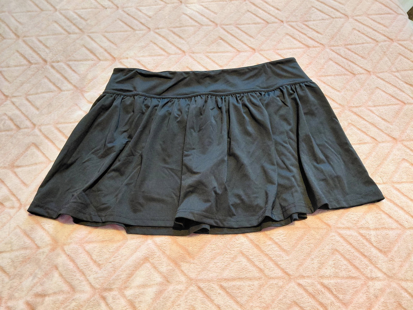 Falda Short Deportiva XL con Pliegues Fruncidos