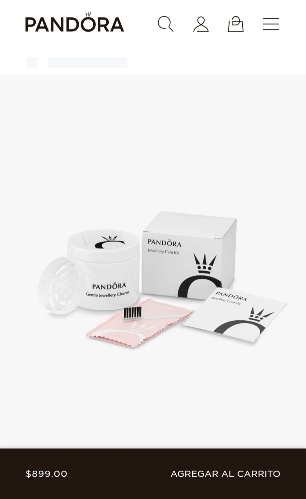 Kit de Limpieza Pandora para Joyas