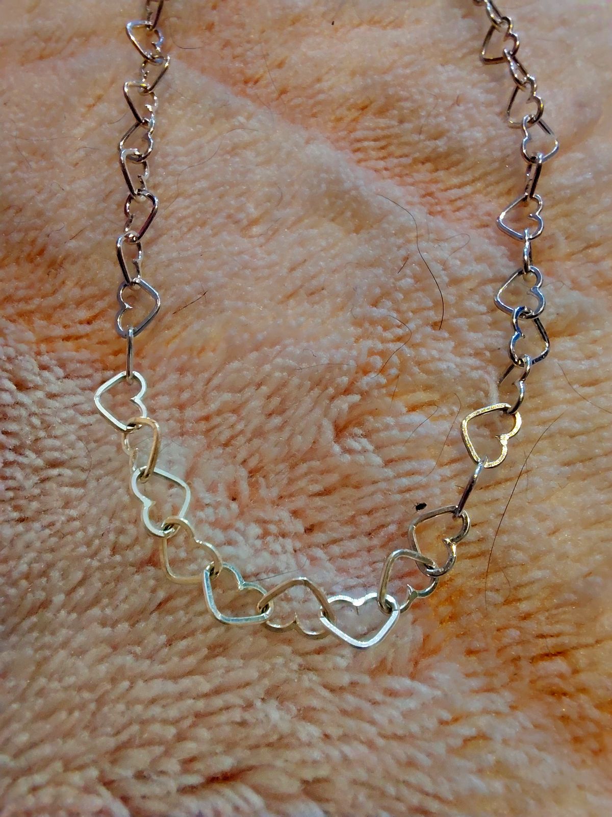 Cadena de Eslabones de Corazones