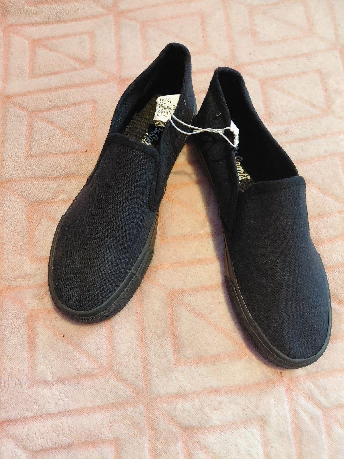 Tenis Negros Slip-on US Sports Talla 5