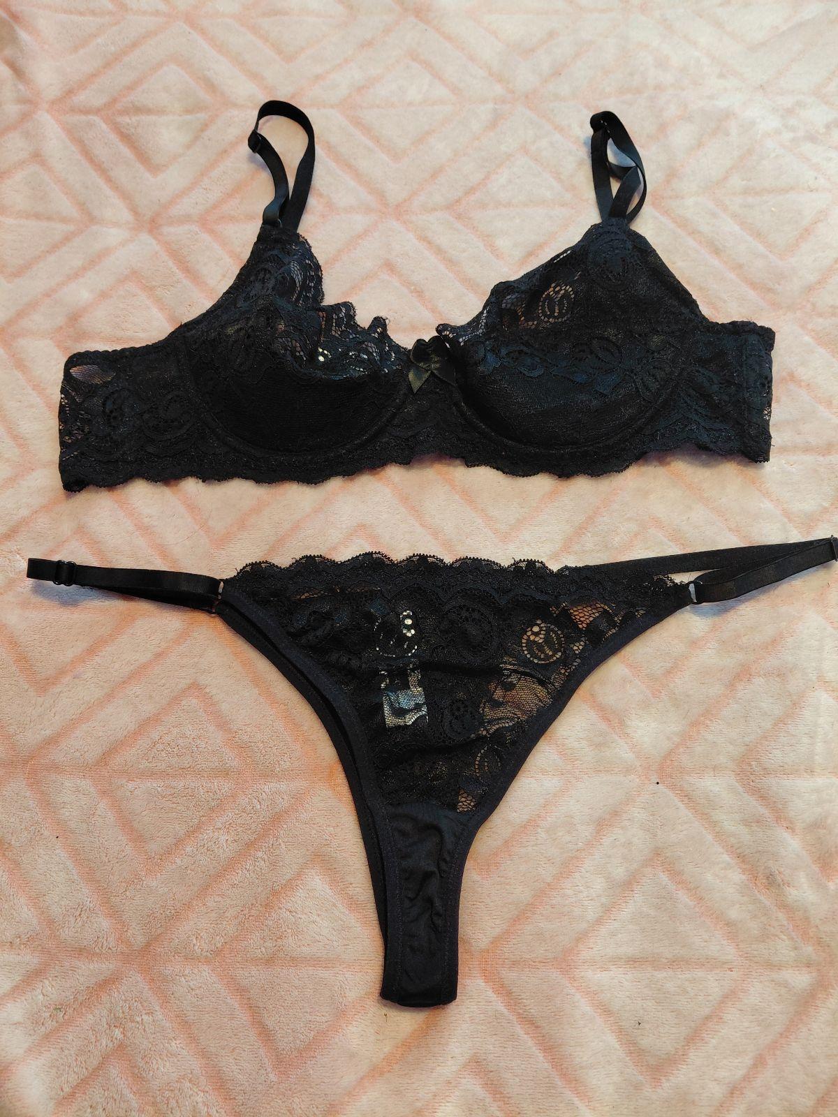 Set de Lencería Vicky Form - Bra y Tanga Talla 38B/XG