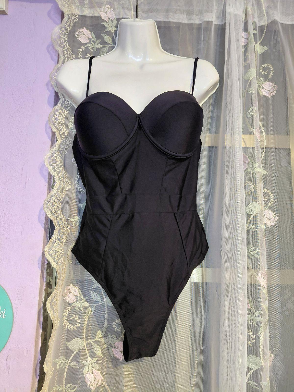 Traje de Baño Completo Tipo Corsé con Copas Preformadas