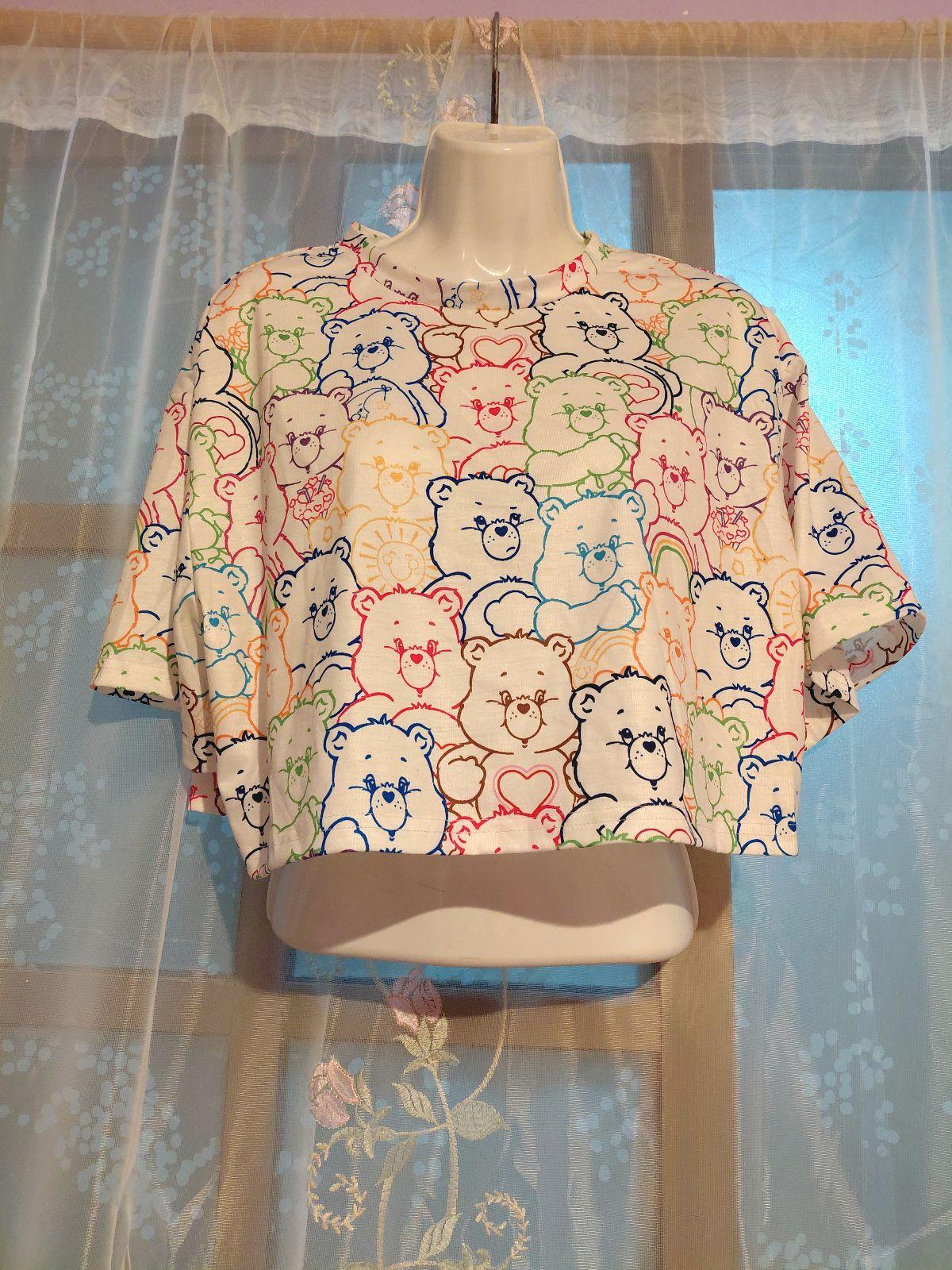 Crop Top Ositos Cariñositos Oversize para Mujer