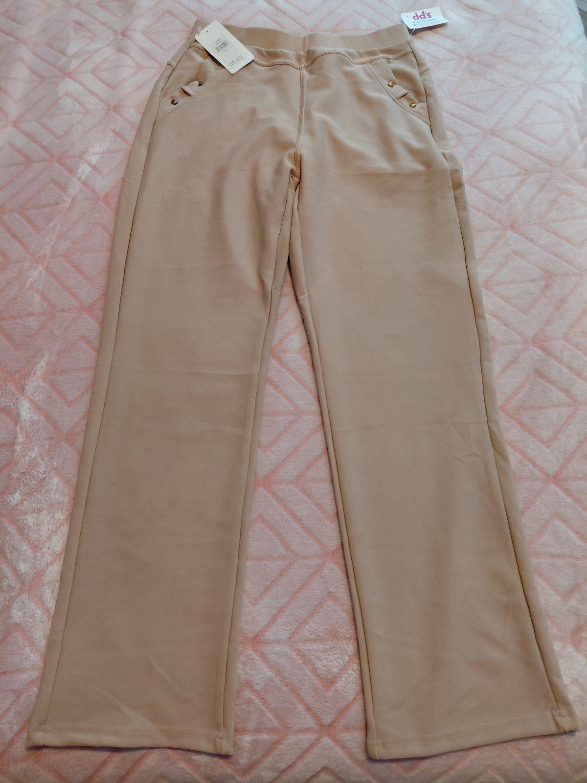 Pantalón de vestir casual pull-on con cintura elástica