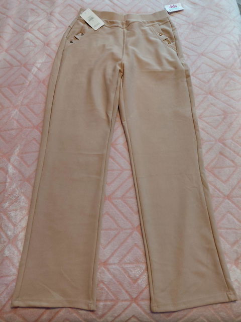 Pantalón de vestir casual pull-on con cintura elástica