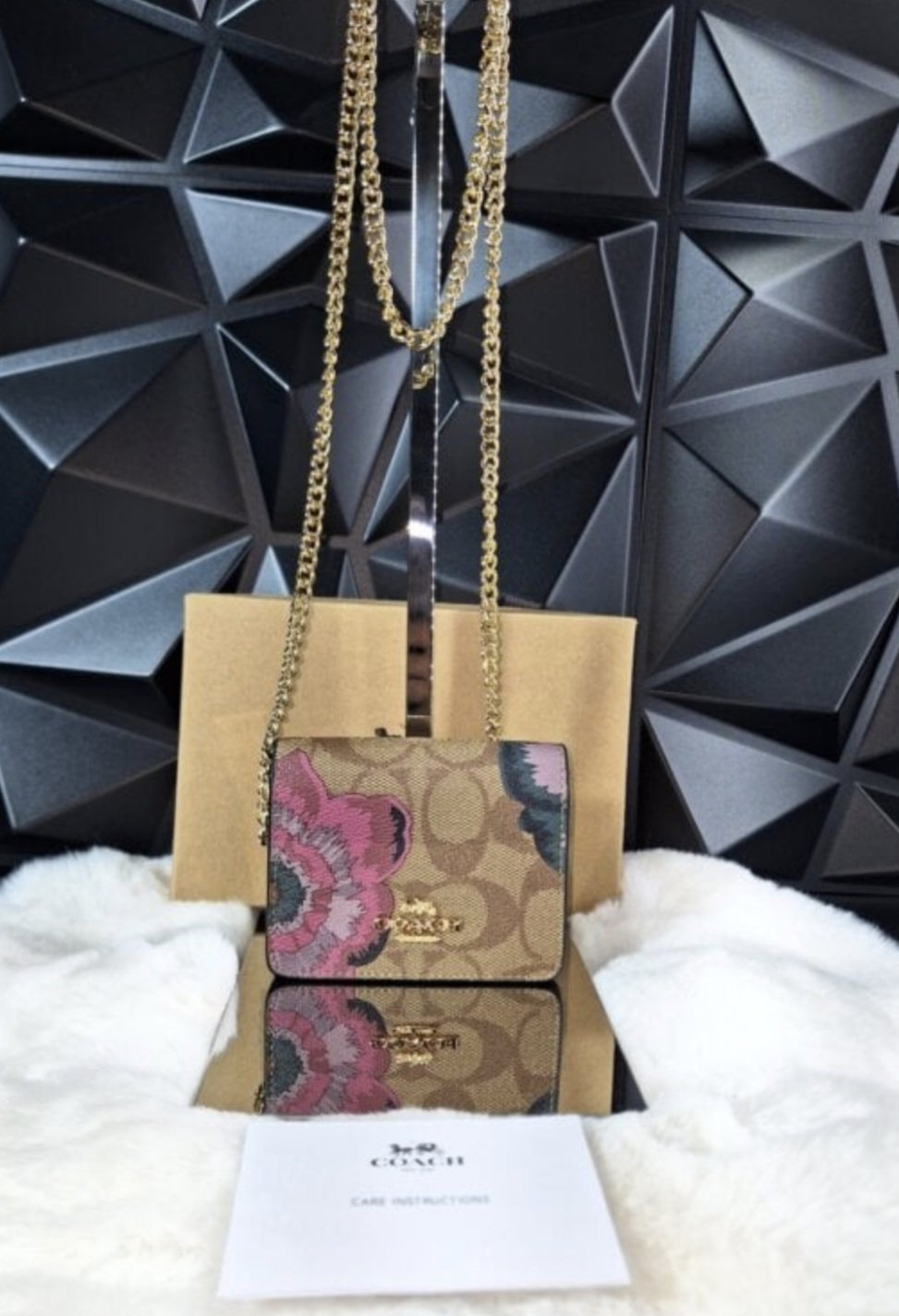 Bolso Coach Original Micro con Cadena - Nuevo