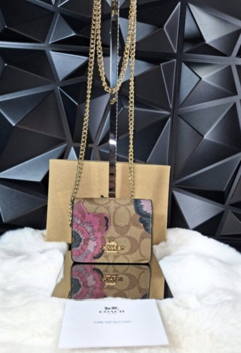 Bolso Coach Original Micro con Cadena - Nuevo