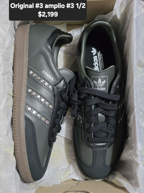 Adidas Samba #3 amplio #3 1/2 ORIGINALES 👽
