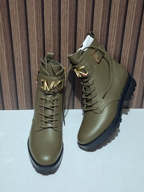 Botines Michael Kors Verde Olivo 6.5 US