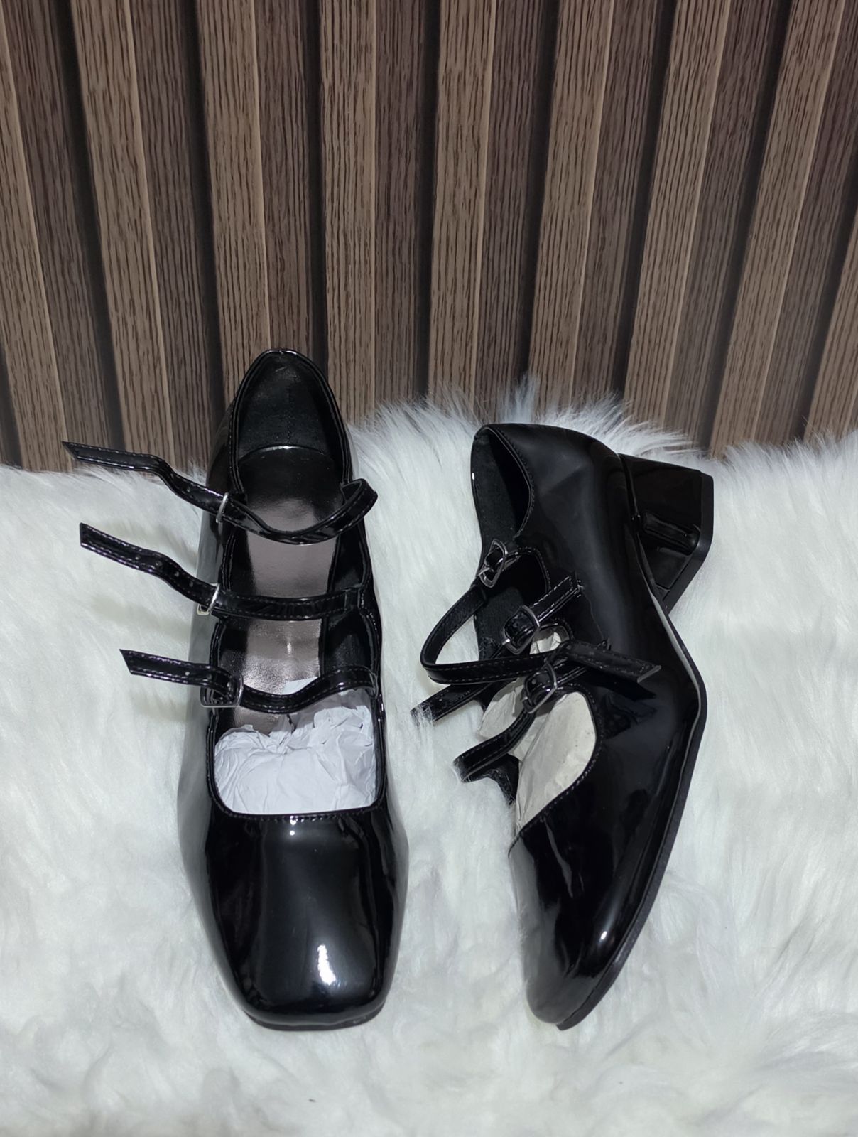 Zapatillas Estilo Mary Jane Charol Nuevas Talla 4
