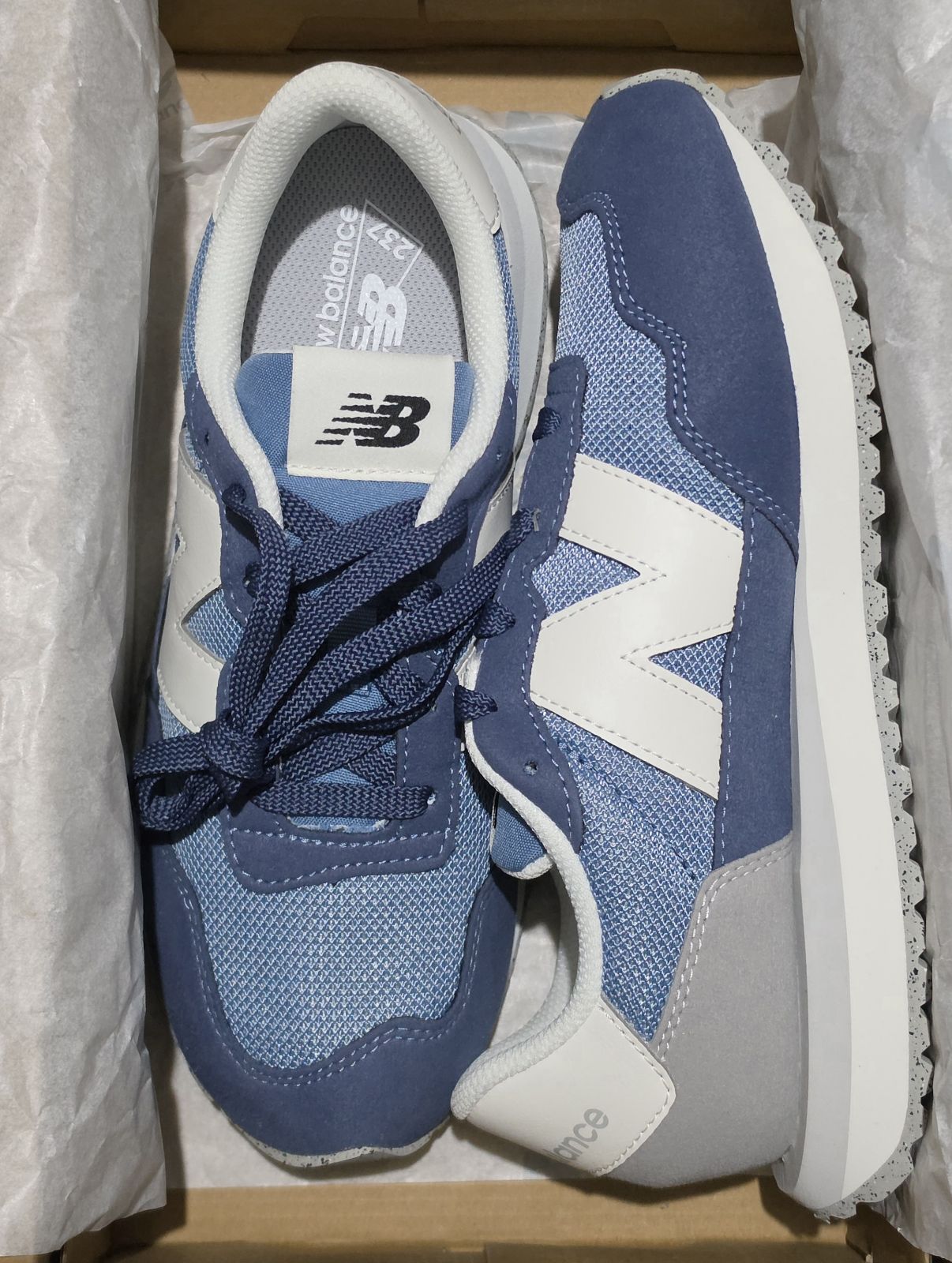 Tenis New Balance Original GS237LBW Azul