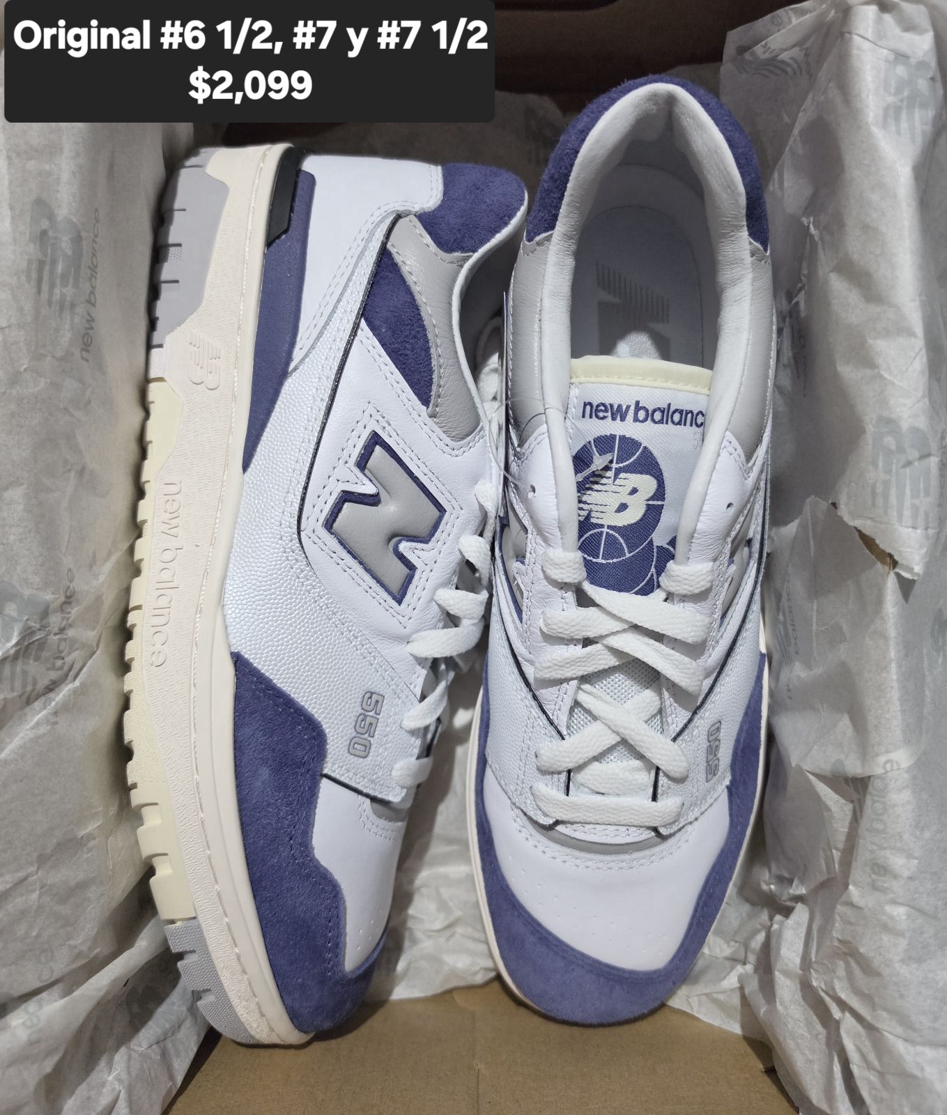 Tenis New Balance Caballero #6 1/2 y #7 1/2 Nuevos en Caja