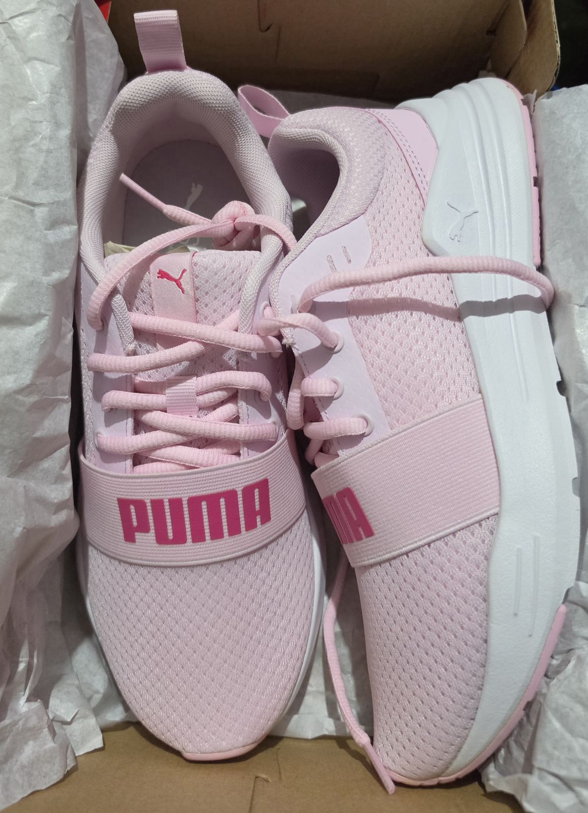 Tenis Puma Original Rosa Talla 3 1/2 Amplios a 4