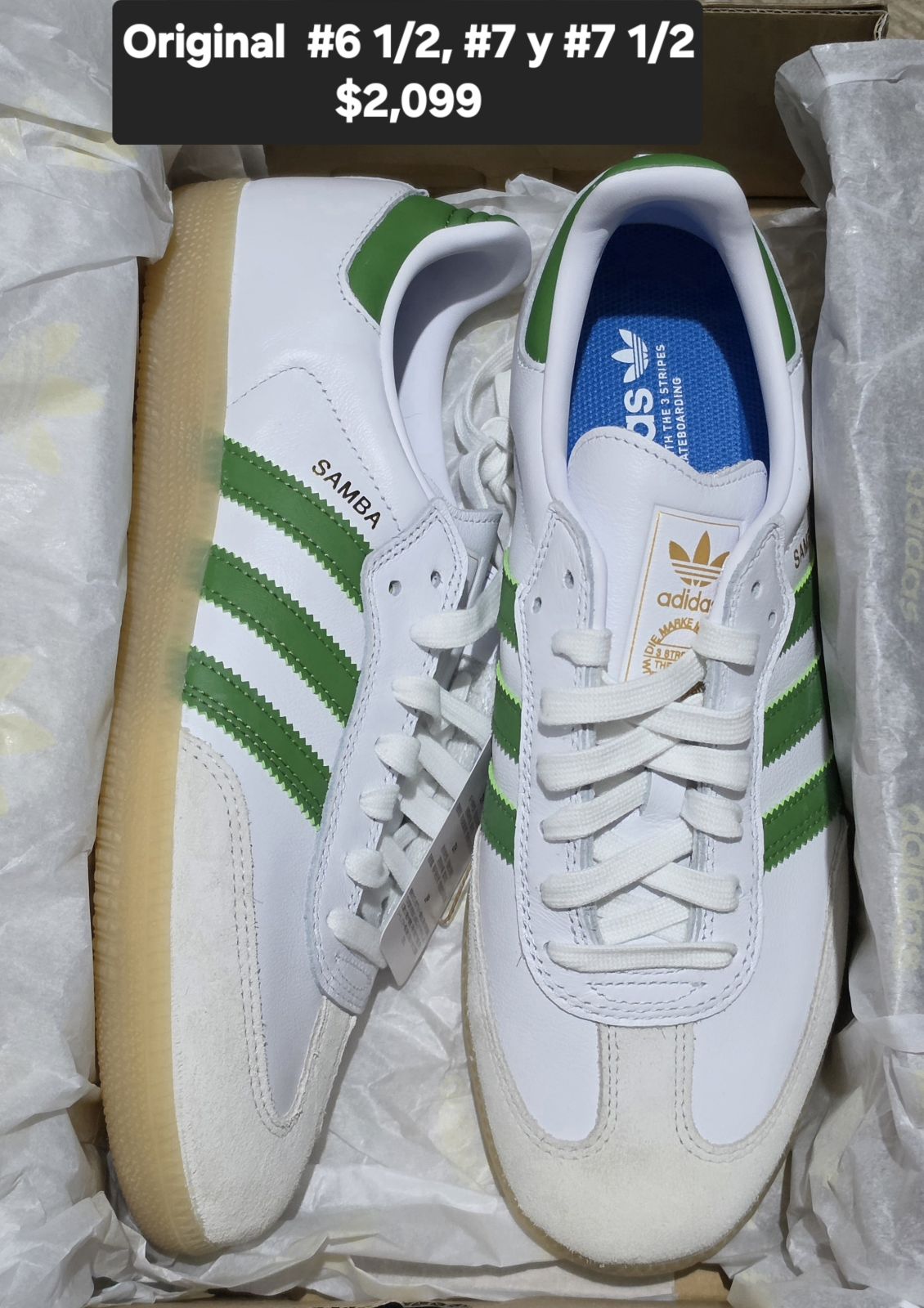 Tenis Adidas Samba Caballero Nuevos en Caja