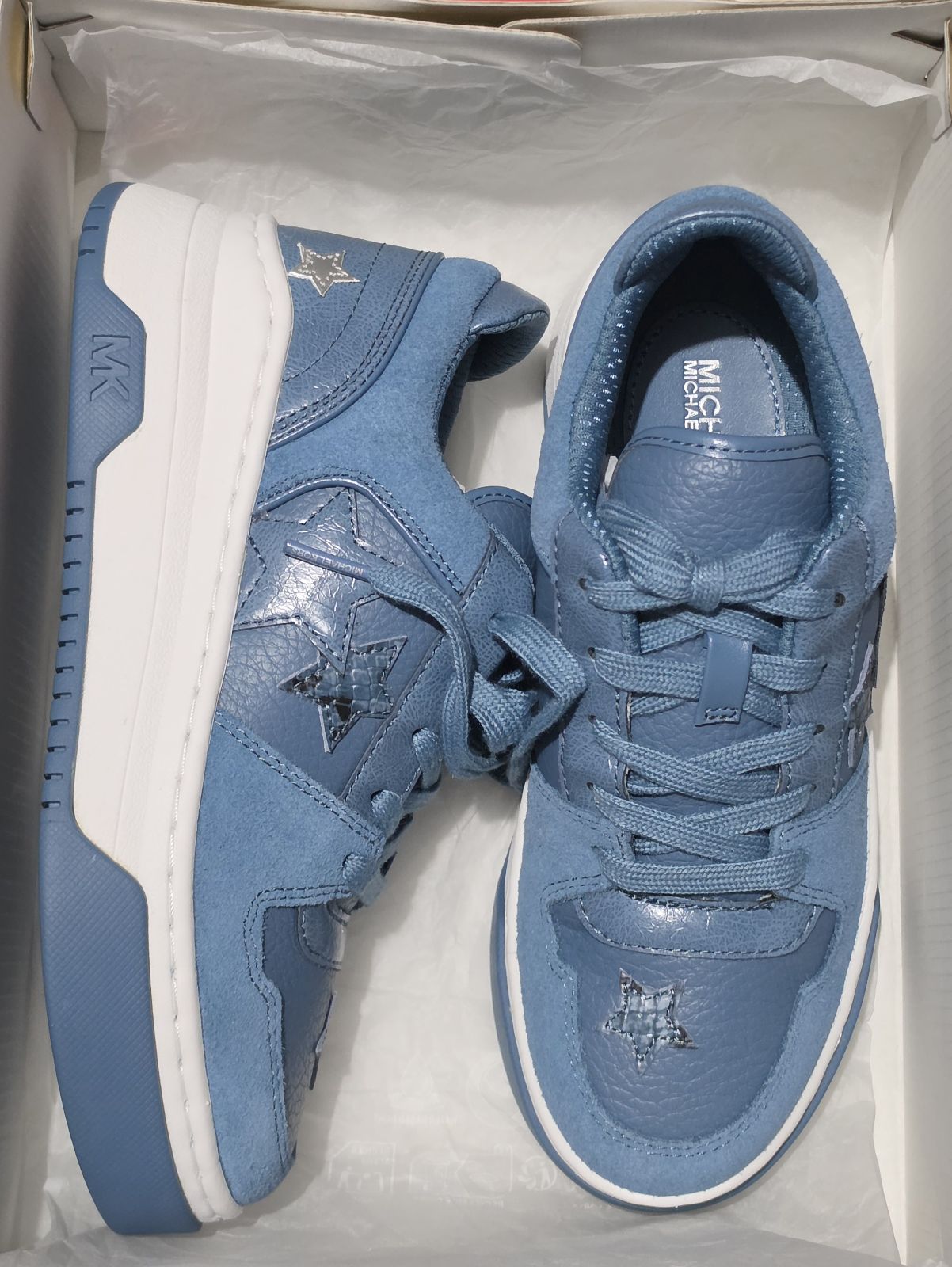 Tenis Michael Kors Plataforma #2 en color azul