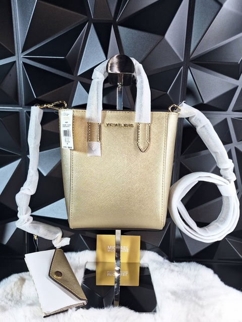 Crossbody Michael Kors dorada original nueva