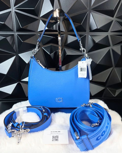 Bolso Coach Hobo Azul Blueberry ORIGINAL ✨️💙