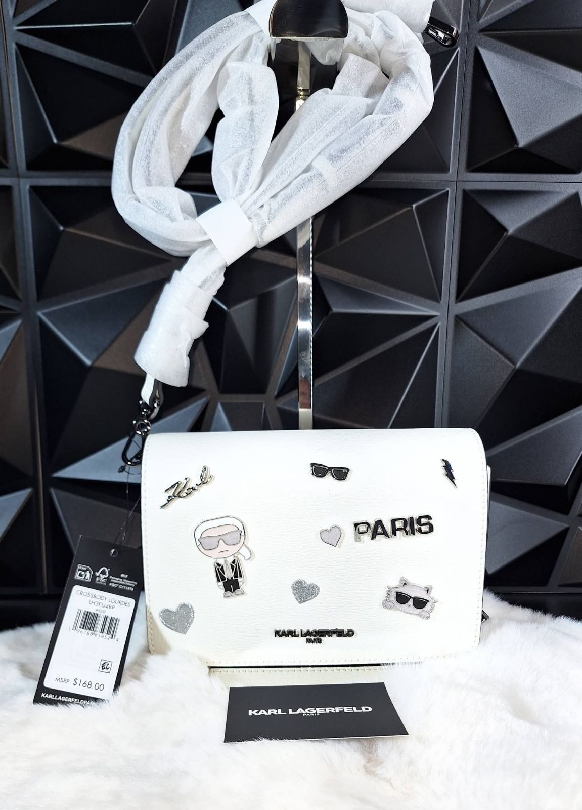 Bolso cruzado Karl Lagerfeld ORIGINAL NUEVA ✨️