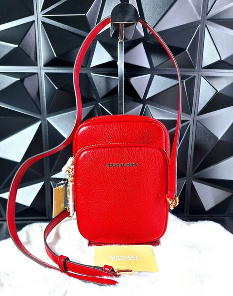 Bolso Crossbody Michael Kors Original Nuevo Rojo