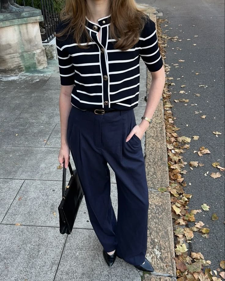 Pantalón de vestir azul marino Ralph Lauren