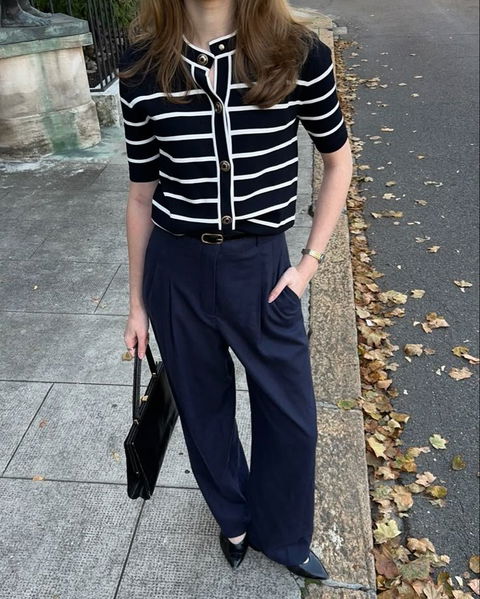 Pantalón de vestir azul marino Ralph Lauren