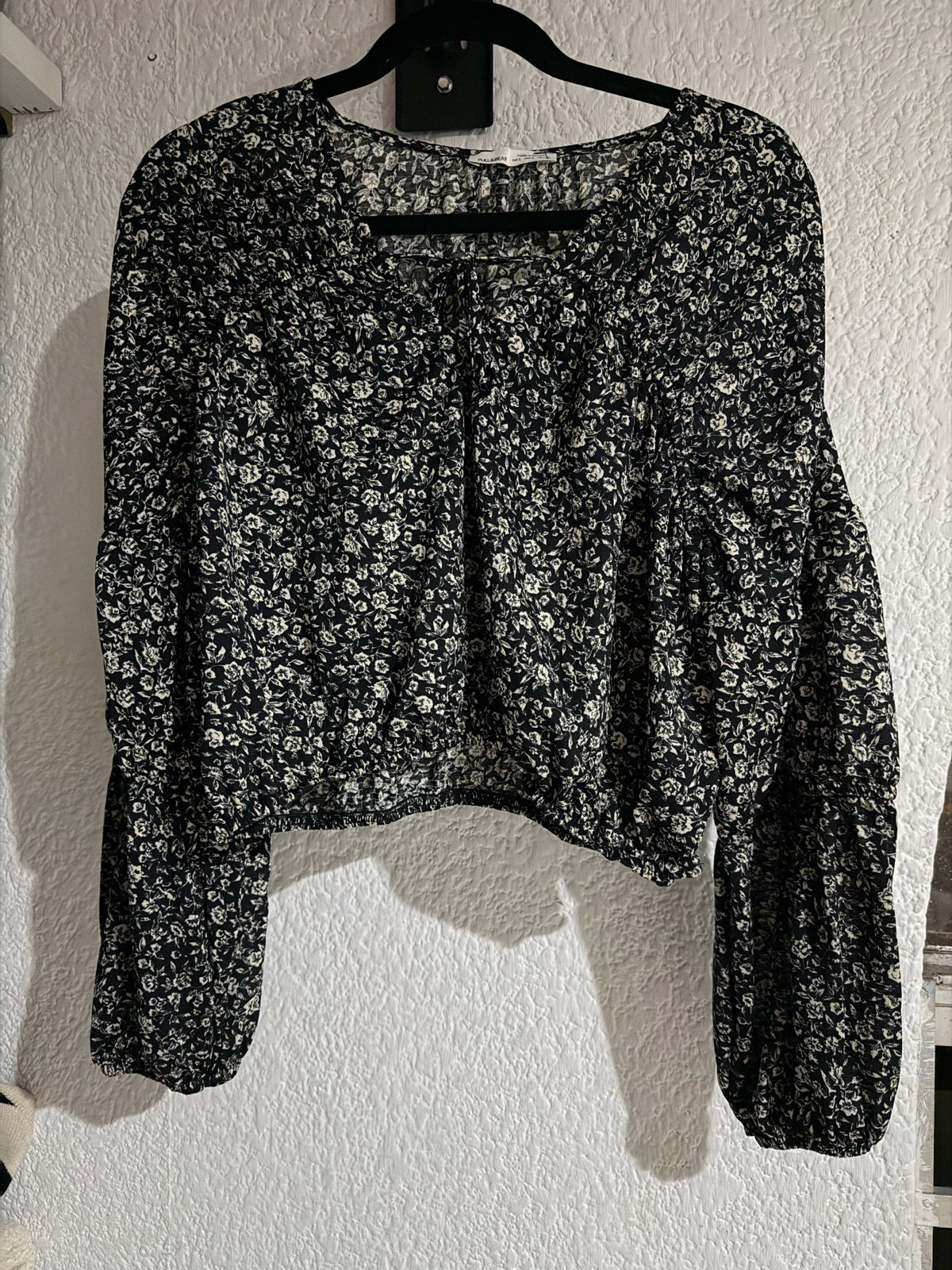 Blusa de flores - P&B