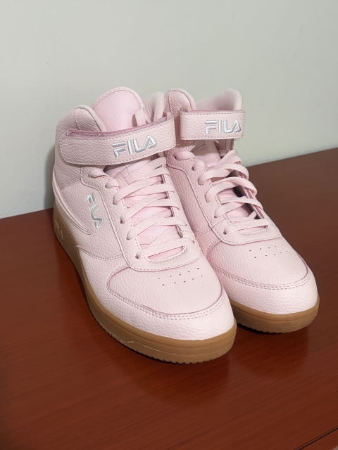 Tenis FILA A-High Gum Rosa Tipo Bota – Estilo Retro Urbano