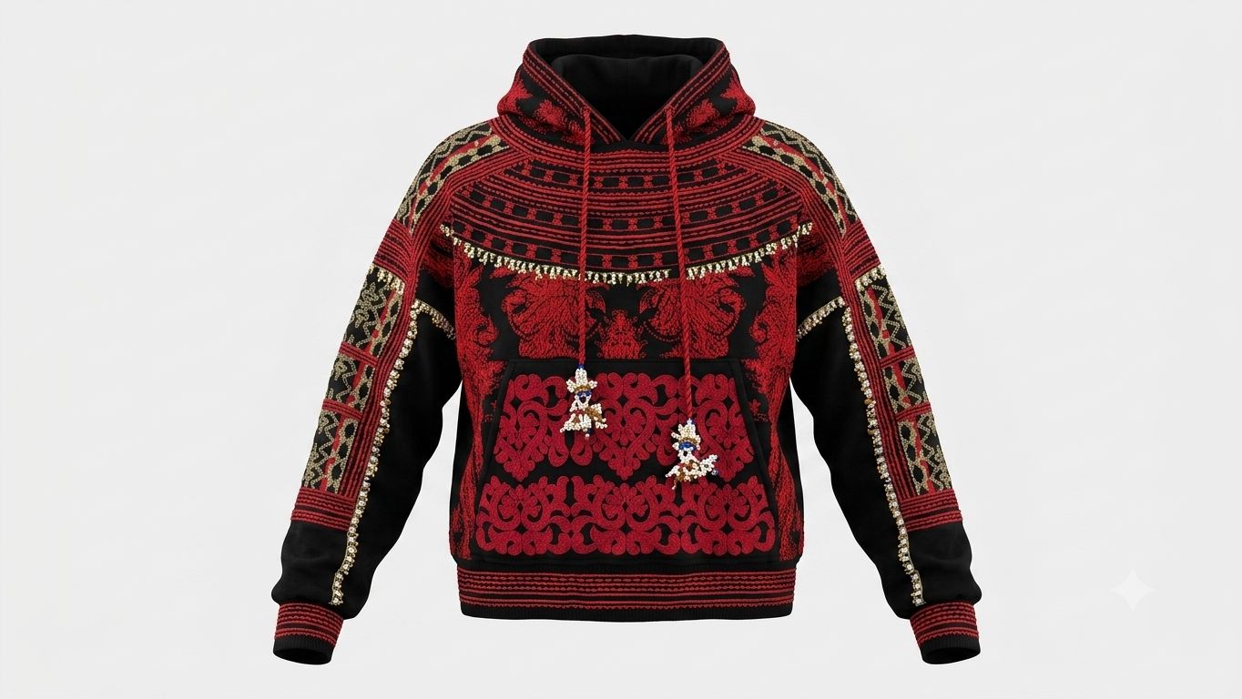 Sudadera H&M Studio A/W 2016 con diseño bordado