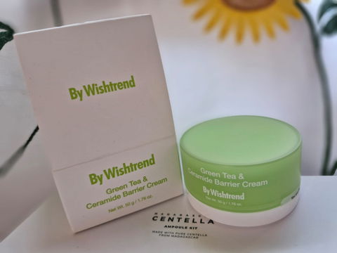 ☀️With green barrier cream