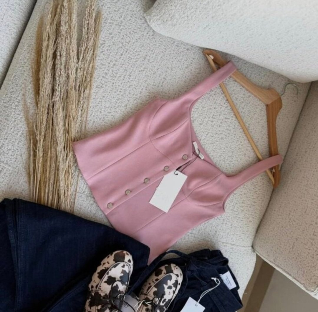 Blusa baby pink Zara