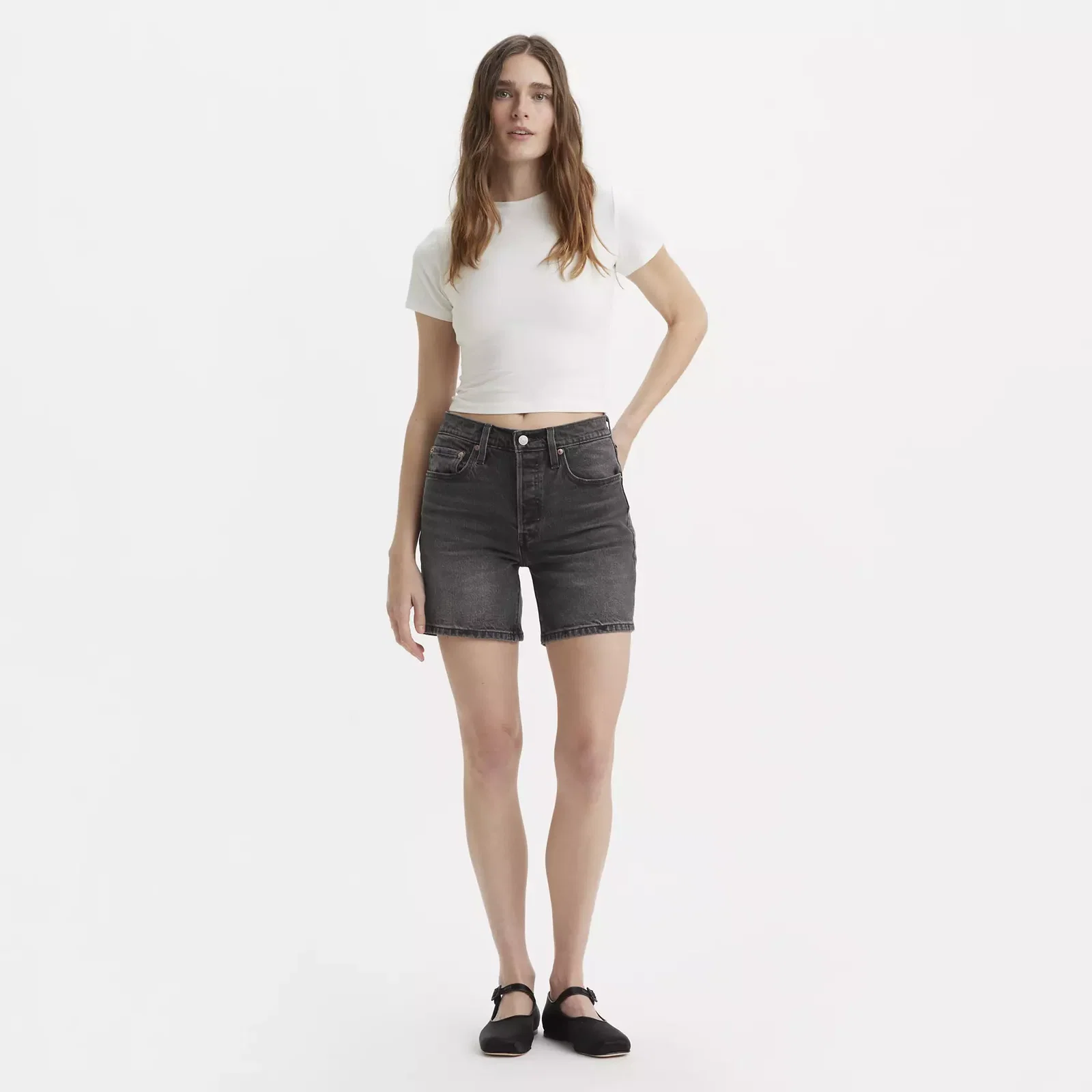 Short LEVIS Wedgie Talla 23 en Buen Estado
