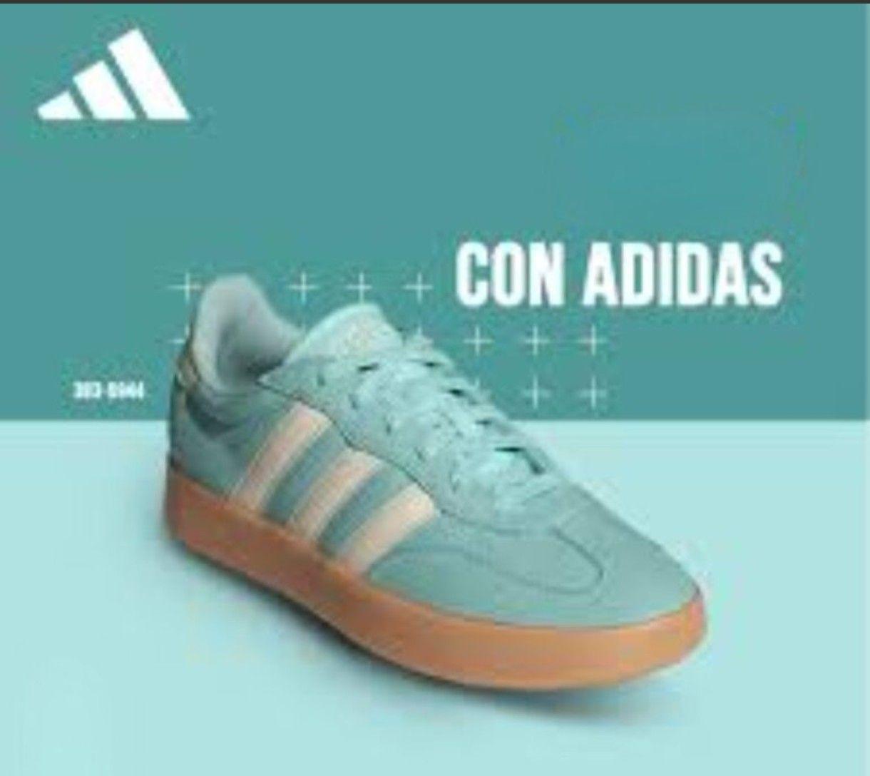 Tenis Adidas Barreda Mujer Turquesa Flash Aqua