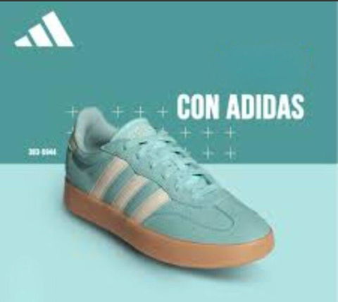 Tenis Adidas Barreda Mujer Turquesa Flash Aqua