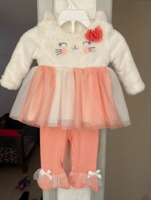 Conjunto para bebé niña talla 6-9 meses