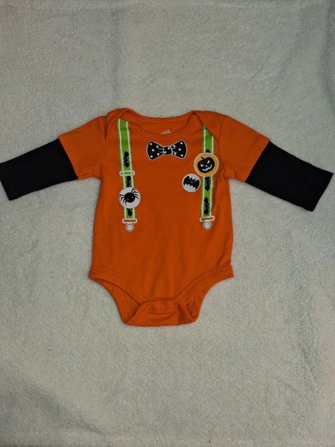 Pañalero Bebé Halloween Naranja - Seminuevo