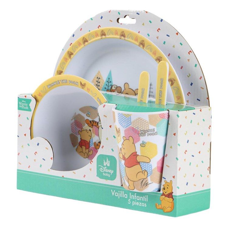 Set de vajilla infantil winnie the pooh