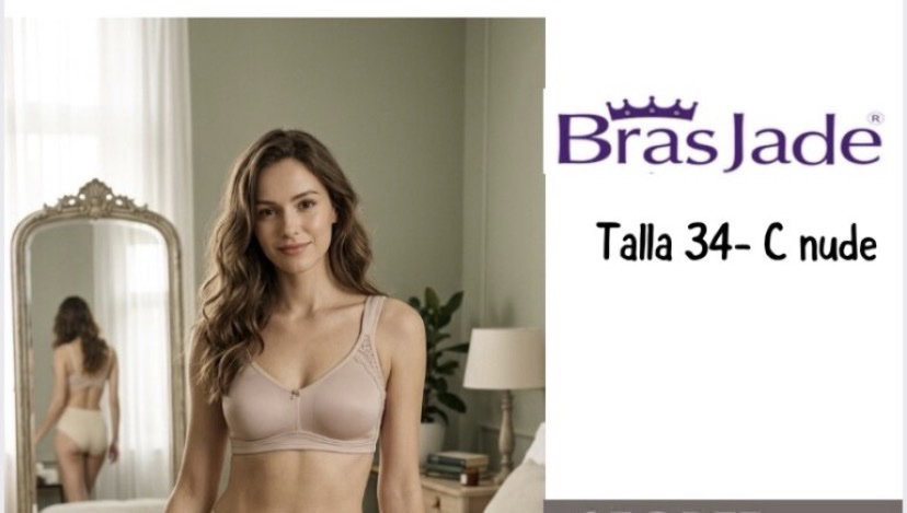 Sostén Bras Jade Talla 34C Color Nude - Nuevo