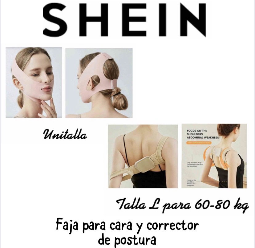 Kit faja facial y corrector de postura 
