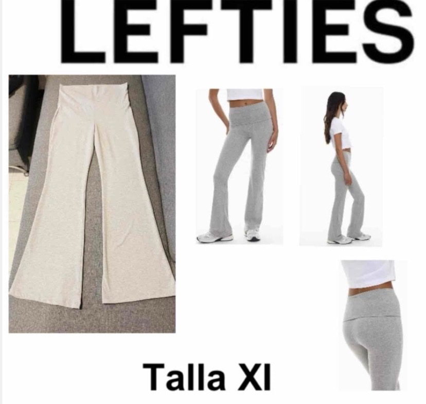 Pants con doble cintura que actúa como faja y comprime el abdomen 