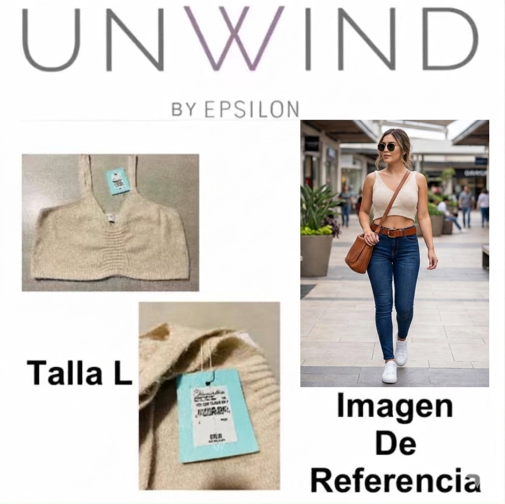 Top color beige prenda versatil 