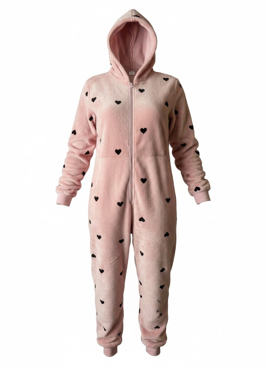 Mameluco Pink Talla G - Con Corazones