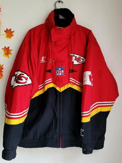 Chamarra original Kansas City Chiefs Logo Athletic talla L