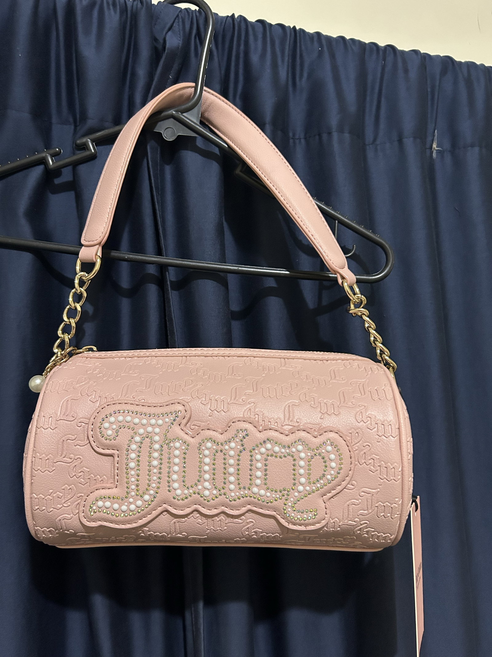 Bolsa Juicy Couture String of Pearls Roll Bag - Nueva