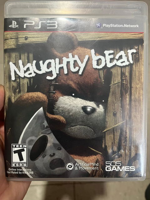 🎮 NAUGHTY BEAR – PLAYSTATION 3 (PS3) 🐻🔪