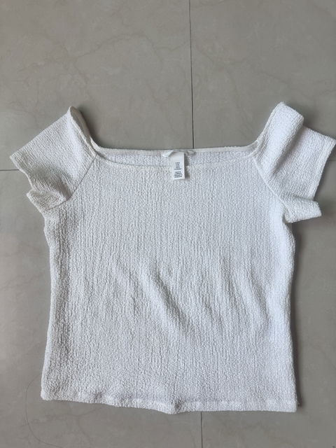 Blusa color crema de H&M